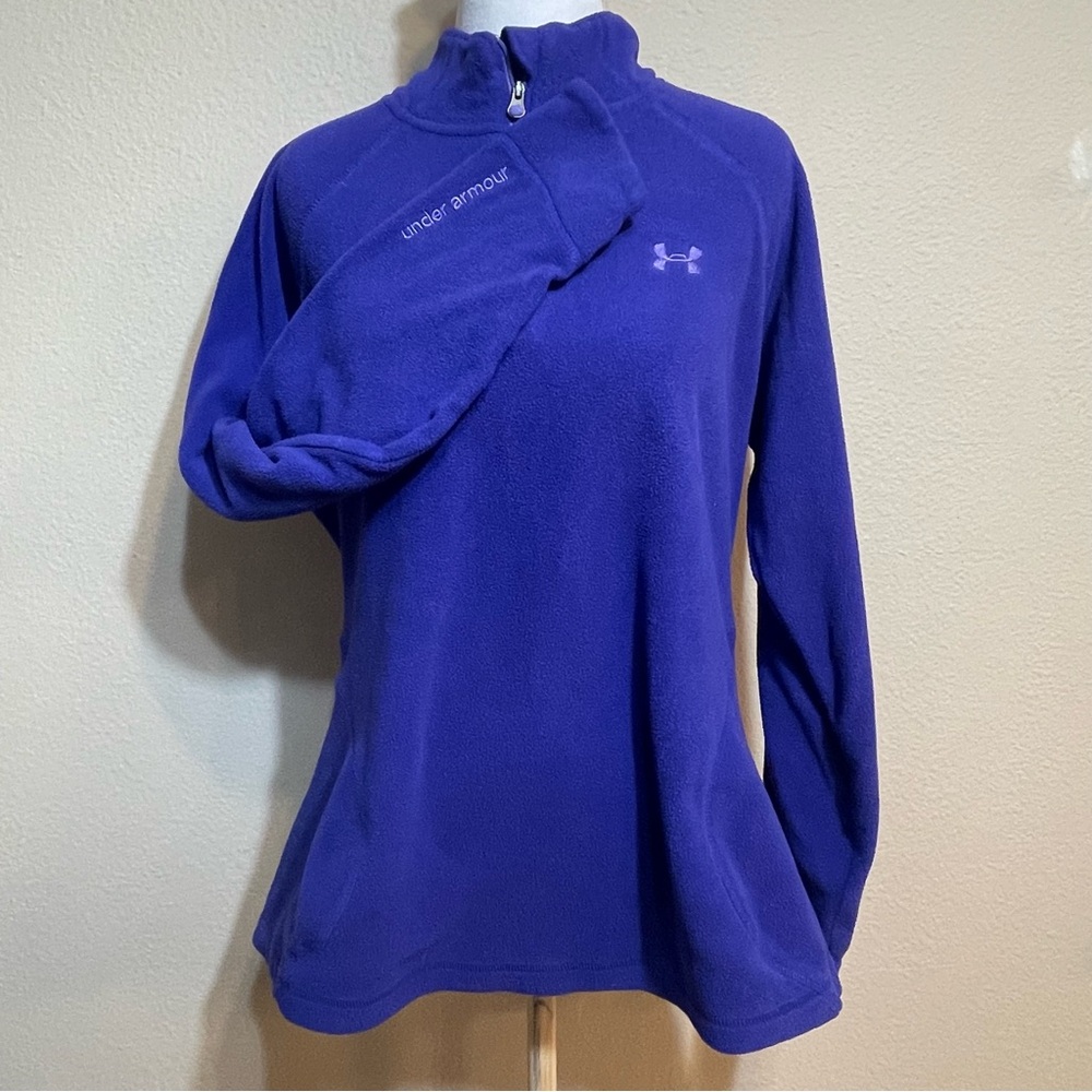 Under Armour Women's purple Fleece Top